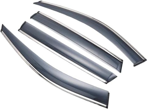 EKEGUY Vordere Windabweiser Für VW Für Golf 6 MK6 2009-2013 Kunststoff Außen Visor Vent Shades Fenster Sonne Regen Schutz Deflektor 4 Stücke Windabweiser