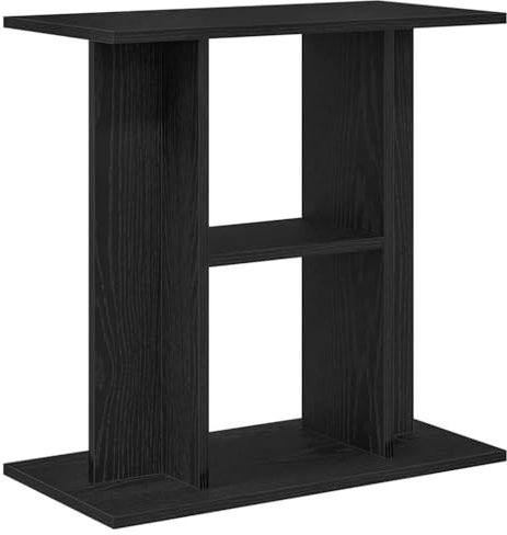 Support pour aquarium chêne noir 60x30x60 cm bois d ingénierie