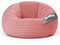 PatchHome Deluxe 2 in 1 Cord Sitzsack Sessel Bean Bag – Gaming Sitzsäcke für Erwachsene & Kinder mit Reißverschluss – Bereits befüllt – Ideal zum Sitzen und Liegen (Rosa, Ø145 cm)