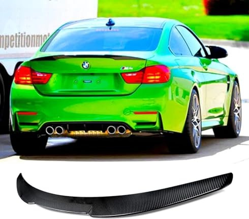 For Auto Perfectionists UK Boot Spoiler Lip Wing Compatible With BMW M4 F82 F83 Rear M4 Style 2014-2020