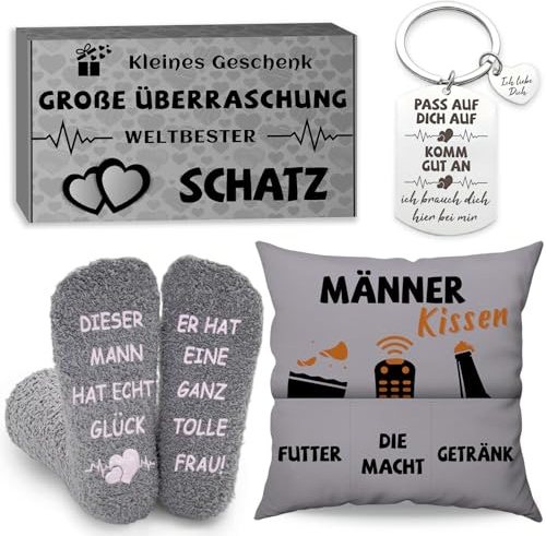 YUNYAKARSA Lustige Geschenke für Männer, Geburtstagsgeschenk für Männer Ehemann Freund, Originelles Männergeschenke zum Geburtstag Weihnachten Hochzeitstag Valentinstag Jahrestag Vatertag Männertag