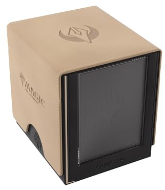 Gamegenic, Magic The Gathering – Secrets of Strixhaven Sidekick PRO 100+ XL | Seitliche Deckbox + Zubehörfach + 1 Slide Card Case, fasst bis zu 100 doppelt eingehüllte Karten, Motiv: Silverquill