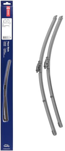 DENSO Flachwischer-Set DF-442 (580/530 mm, Linkslenker): Zwei leise, langlebige Wischer mit aerodynamischem Design. OEM-Qualität, breite Kompatibilität, 2 Jahre Garantie.