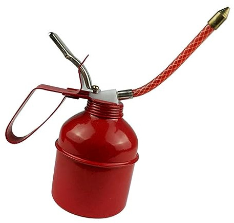 HEEPDD Pump Oil Can, Efficient Lubrication, Flexible Hose for Machinery, Vehicles, Household, 270ml Iron Oiler Can (270ml)