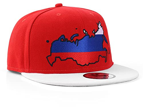 Underground Kulture Russia Adjustable Flat Peak Snapback Hat World Cup Baseball Cap Россия