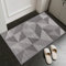 eBoutik - Grey Modern Home Welcome Door Mat Decoration- Door Mat Non Slip Indoor Doormat Machine Washable Barrier Mat Dirt Trapper - Home Decor (Grey, 50cm * 80cm)