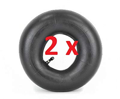 2x HMH-Shop Schlauch 3.00-4 Sackkarrenschlauch 2er Set 3.00 Ersatzschlauch für z.B. Sackkarre 260x85mm Bollerwagen Innenschlauch Luftreifen gewinkeltes Auto Ventil TR87 90° Winkel Reifenschlauch