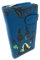 Shag Wear Wolf Paw Geldbörse für Damen und Teenager-Mädchen, großes Tiermuster, veganes Kunstleder, 17,8 cm, Blau, Blau, Large, Modern