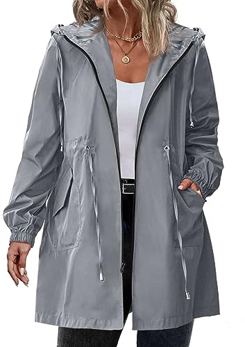 IN'VOLAND Damen Windbreaker, Regenmantel raincoats
