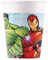 Procos Lot de 8 gobelets Carton Mighty Avengers 25 cl