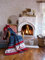 Weihnachts Kuscheldecke 150x200 Weihnachten Fleece Decke X-Mas Winterdecke Wohndecke Weiche Dicke Decke mit Weihnachtsmotiv als Sofadecke Couchdecke Überwürfe Plaid Weihnachtsdeko