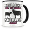 Samunshi® Schafe Tasse mit Spruch Zuhause ist Schafe Geschenk für Schafe Fans Kaffeetasse groß Lustige Tassen zum Geburtstag schwarz 300ml