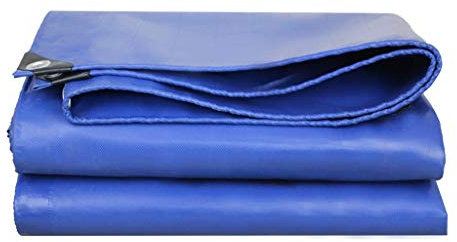 MHBGX Bâche Résistante Imperméable Extérieure, Couverture de Bois D'Abri de Tente Coupe-Vent Imperméable À La Pluie Durable de Poulet de 420Gsm Pvc,Une,4X5M