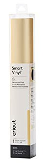 Cricut 2008615 Smart Vinyl Permanent 1 Sheet Shimmer Gold 0.9m (3ft)