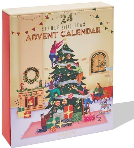 VAHDAM - Calendario Avvento tè 2024-24 Tè Assortiti, Set regalo per il tè di Natale, Calendario dell'Avvento 2024 - Per Donna e Uomo, Set Infusi Regalo, Regalo di Natale