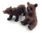 Onwomania Polyresin Figur Braunbär Bär Grizzly Tier Dekofigur aus Polyresin Braun 6,5 cm