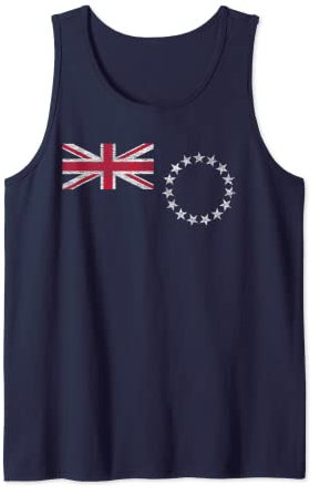 Flagge von Cookinseln, Neuseeland, Union Jack Tank Top