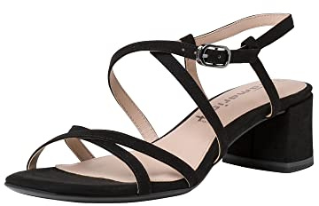 Tamaris Damen 1-1-28204-20 Sandale, Schwarz, 37 EU
