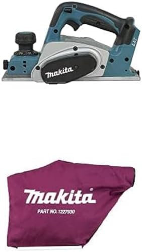 Makita DKP180Z Akku-Hobel 82 mm 18V (ohne Akku, ohne Ladegerät) + Staubsack
