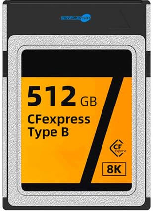 Simpletek – CFexpress Professional Photo Compact Flash Express Memory Card | 512GB, 1500MB/s, 4K, 8K