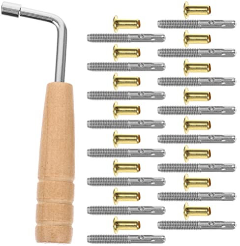 FOMIYES Stimmschlüssel für Die Harfe, Stimmschlüssel, L-förmiges Stimmschlüssel-Set für Lyra-Harfe