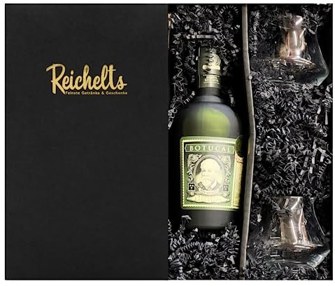 Botucal Rum Reserva Exclusiva 0,7 l 40% + 2 x original Botucal Tumbler als Geschenkset in Präsentbox by Reichelts I Das ideale Geschenk egal ob Geburtstag, Hochzeit, Veranstaltung oder Einladung