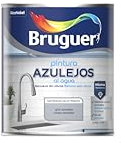 Bruguer Esmalte Azulejos al Agua Satinado Gris Azulado 750ml
