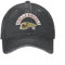 REYAUEO Vielseitige lässige Sonnenschirm Sport Baseballmütze Unisex Hell Angel Logo Unisex Baseballkappen Motorrad Club Bruderschaft Distressed Denim Hüte Cap Vintage Outdoor Workouts Kopfbedeckungen