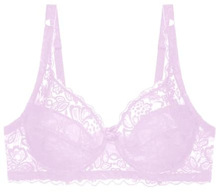 Dim Culottes Femme Soutiens-Gorge De Sport Femme Soutien-Gorge d'été sans Anneau pour Femmes, sans Couture, Confortable, Petite Poitrine, Soutien-Gorge Sexy Soutien+De+Gorge+Dos+ Soutien (Pink, 90C)