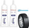 Colle pour Caoutchouc,Colle Pneu Voiture Noir,Colle pour Caoutchouc Noir,Colle Meche Pneu,Répare Rapidement les Fissures,Kit Reparation Pneu Voiture Moto,Convient à Tous les Modèles de Pneus,2PC