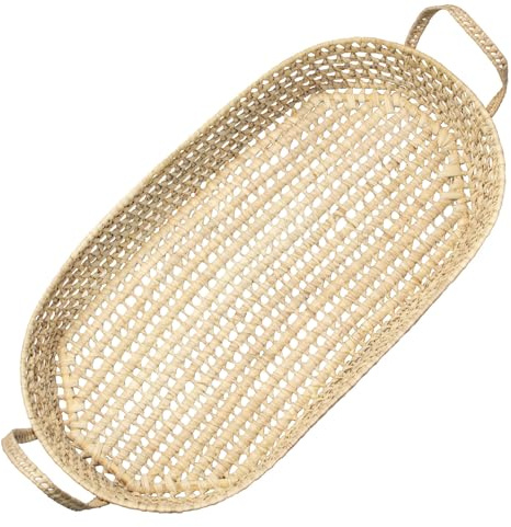 Sevira Kids - Wickelkorb aus Naturfasern: Beige, Tragbar, 82 x 45 x 12 cm