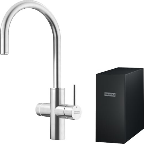 Franke Stainless Steel Kitchen Sink tap with a Fixed spout Mythos Water Hub Sparkling 160.0708.956