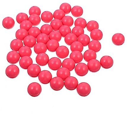 KOMBIUDA 50 Stück Bunte Kunststoff Plastikbälle 1,5cm für Kinder zum Bälle Zählen und Schulanfang Deko im Unterricht und Spiel