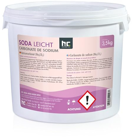 Soda Natriumcarbonat 2 x 3,5 kg leicht technische Qualität von Höfer Chemie