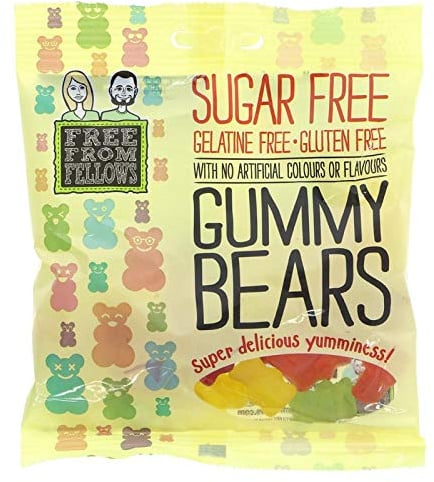 Free from Fellows Gummy Bears 100g (Pack of 10)