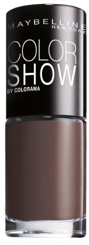 Maybelline New York Color Show Nail Polish, Quick Drying, 549 Midnight Taupe – [Pack of 3]