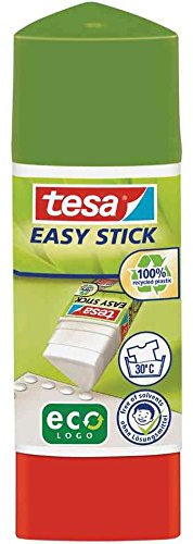 Tesa Confezione Da 3 Stick colla ecoLogo Easy Stick triangolare 12 g