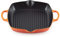 Le Creuset Signature Hohe quadratische Grillpfanne aus Gusseisen mit Hilfsgriff, für alle Herdarten und Backöfen, 30 cm, Ofenrot, 20200300900422