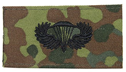 Unbekannt Abzeichen Fallschirmjäger US-Paratrooper Textil Aufnäher Springerabzeichen USA