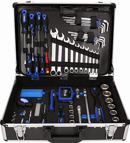BRILLIANT TOOLS BT024143 Jeu d’outils universels 1/4 + 1/2, 143 pièces [Powered by KS TOOLS]