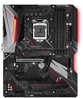 ASRock B365 Phantom Gaming 4 LGA1151/ Intel B365/ DDR4/ Quad Crossfirex/SATA 3/ USB 3.1/ m.2/ A/GbE/ATX Motherboard