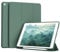 ZOYU Hülle für iPad 9. / 8. / 7. Generation 10,2 Zoll 2021/2020/2019 mit Stifthalter, Auto Schlafen/Wachen, Ultradünne Schutzhülle aus TPU mit Standfunktion für iPad 9/8/7, Dunkelgrün
