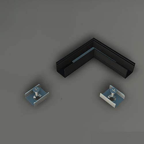 ledomec Eckstück LED Profil ST10 Aluminium (Eckstück Schwarz)