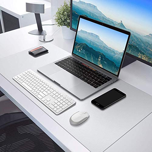 Schreibtischunterlage glasklar,120x60cm,Rutschfeste Schreibmatte mit runder Kante Unterlage,durchsichtige Schreibmatte,PVC Tischunterlage für Büro und Zuhause