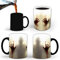 Aigori Tasse à café d'Halloween (325 ml) – Tasse en céramique zombie à changement de couleur – Tasse effrayante – Cadeau fantaisie pour Halloween, Noël, anniversaire, maman, papa, amis (1 pièce)