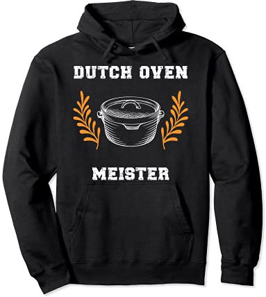 Feuertopf Feurschale Dopfen Grill Design Dutch Oven Pullover Hoodie