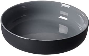 Ritzenhoff & Breker Schalen Jasper, Schwarz, 4er Set, ø 19 cm, 850 ml, Steinzeug, Schüsseln mit Soft-Touch-Haptik & farbiger Matt-Glasur