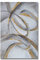 Handgemalte Acrylbilder, Graue Textur, Kurve, Linien, Goldfolie, Minimalistisch, Modernes Abstraktes Kunstwerk, 100 % Original, Handgemalte Ölgemälde Auf Leinwand, Wandkunst Für Wohnzimmer, Schl