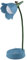 Himmel Schreibtischlampe Kinder, Dimmbare LED Tischlampe mit 3 Farbtemperaturen, Wiederaufladbare Schreibtischlampe mit Touchsensor und Flexibles Arm, USB Nachttischlampe für Lesen, Lernen(blau)