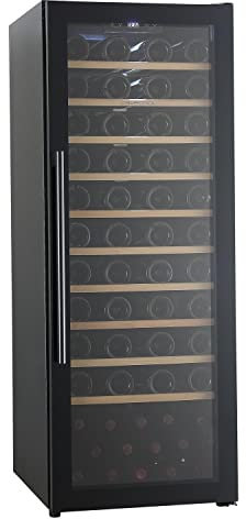 Cavecool Raw Zircon - 84 Flaschen - 1 Zone - Schwarze Glasfront